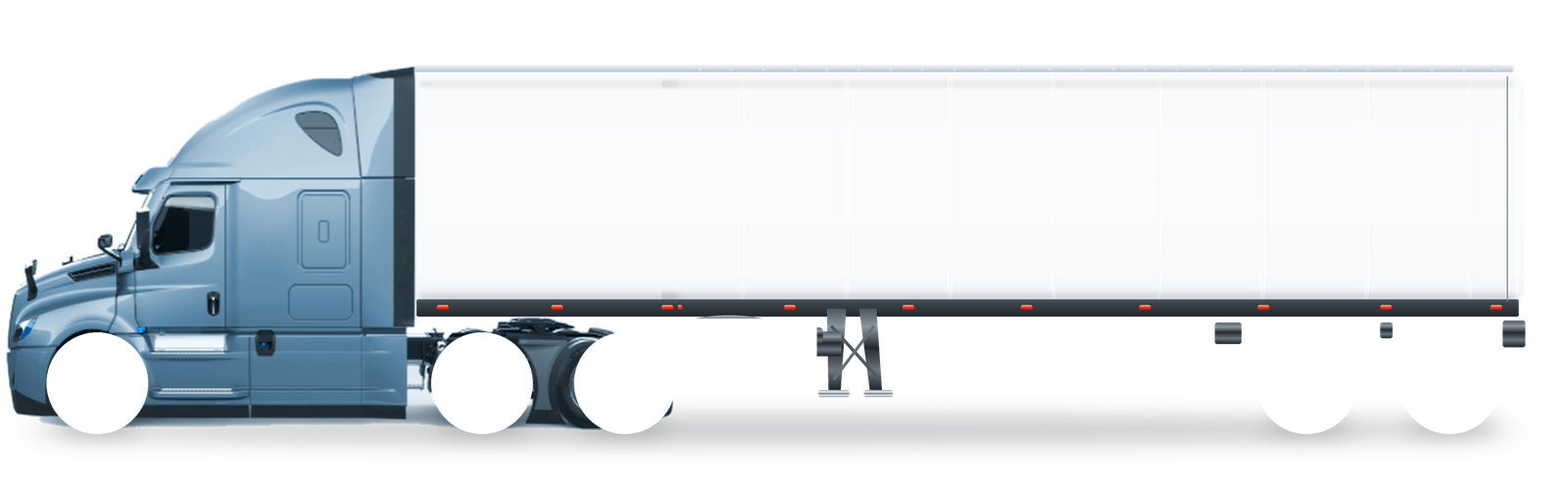 CYA TRANSPORT LLC tractor and dry van trailer